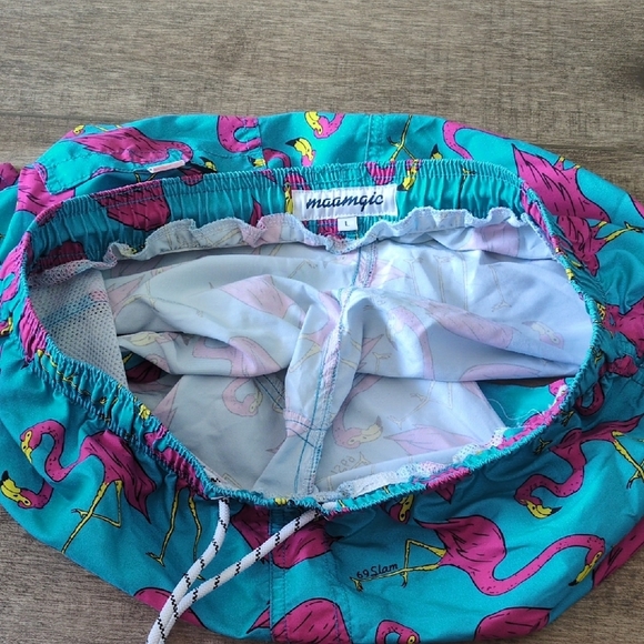 Men's Large Swim Shorts Flamingo - Picture 5 of 6